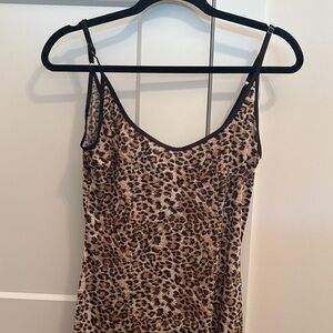 Leopard Print Women's mini dress